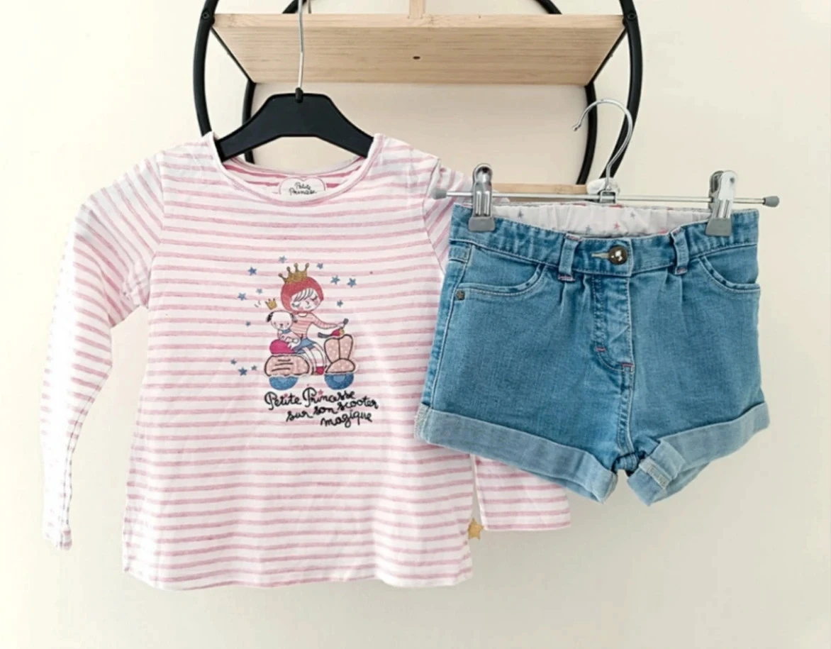 5 ans ensemble sergent major Teeshirt été short